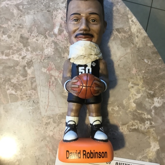 NBA David Robinson San Antonio Spurs 1994 Bobbling Head NICE! (#137of 3000) LE - Picture 8 of 16